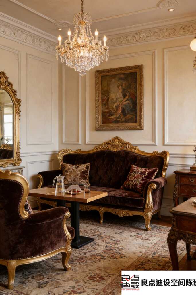 封神了!这家复古法式咖啡店装修软装设计，随手一拍都是电影感!